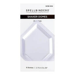 Spellbinders Shaker Dome - Hexi-Gem (6 Pack) SCSE-004