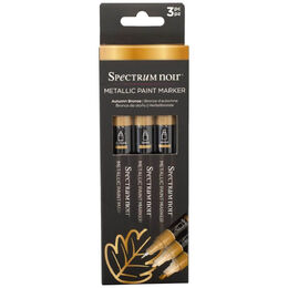 Spectrum Noir Metallic Paint Marker 3/Pkg - Autumn Bronze