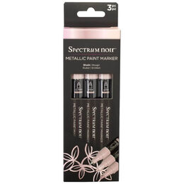 Spectrum Noir Metallic Paint Marker 3/Pkg - Blush