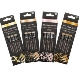 Spectrum Noir Metallic Paint Marker 3/Pkg (0.7mm, 3mm, 4mm)