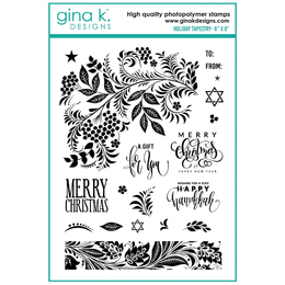 Gina K Designs Stamps - Holiday Tapestry