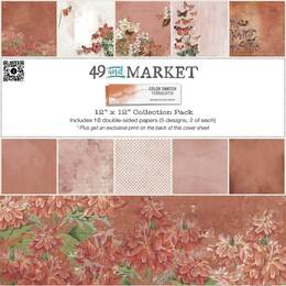 49 & Market Collection Pack 12"X12" - Color Swatch: Terracotta