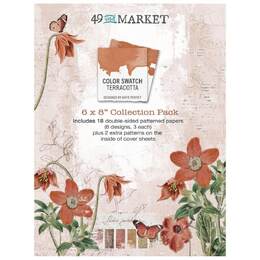 49 And Market Collection Pack 6"X8" - Color Swatch: Terracotta