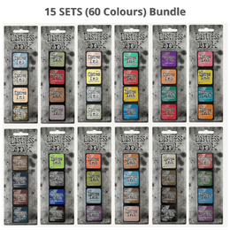 Tim Holtz Mini Distress Ink Pads, 8 Color Bundle (January 2023