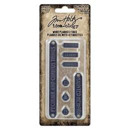 Tim Holtz Idea-ology - Word Plaques + Tags TH94388