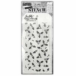 Tim Holtz Layering Stencil - Tiny Holly THS189