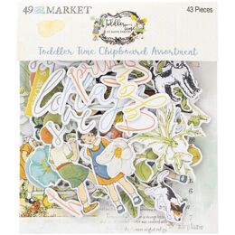 49 And Market Chipboard Set - Toddler Time