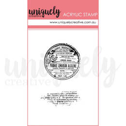 Uniquely Creative Mark Making Mini Stamp - Vintage Dictionary