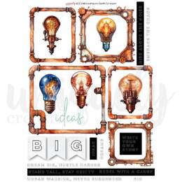 Uniquely Creative - Steampunk Graffiti Cut-a-Part Sheet