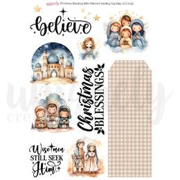 Uniquely Creative - Christmas Blessings Cut-a-Part Sheet