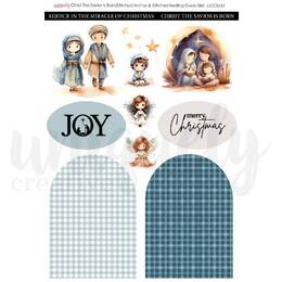 Uniquely Creative - Christ The Savior Is Born Cut-a-Part Sheet