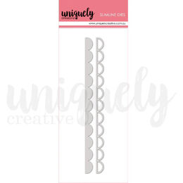 Uniquely Creative Dies - Slimline Scallop Strip