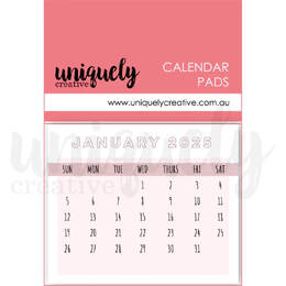 Uniquely Creative - 2025 Calendar Pads