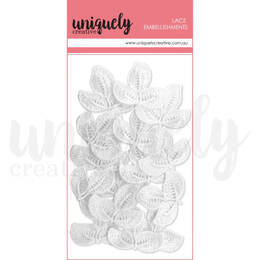 Uniquely Creative - Rose Lace Leaves