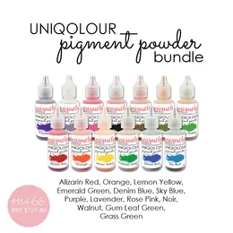 UNIQOLOUR Pigment Powder Bundle 13 colours