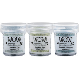 Wow! Trio Embossing Powder - Speckled Pearls (by Marion Emberson) 3/PK