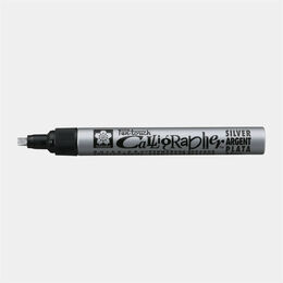 Sakura Pen-Touch Calligrapher - Medium - Silver