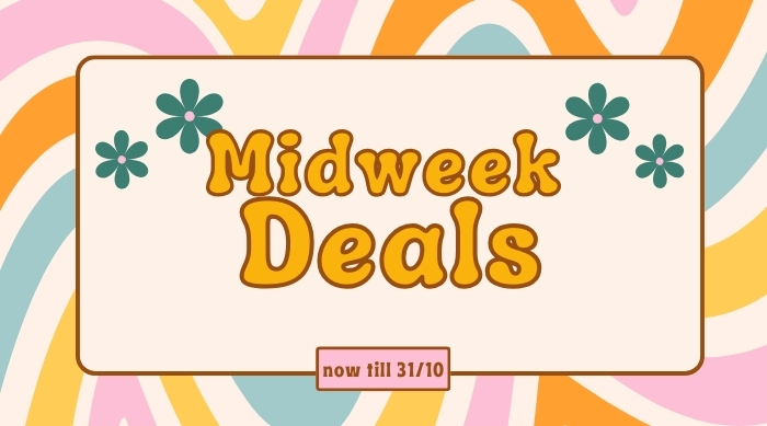 Midweek Deals 22-31 October 2024 image